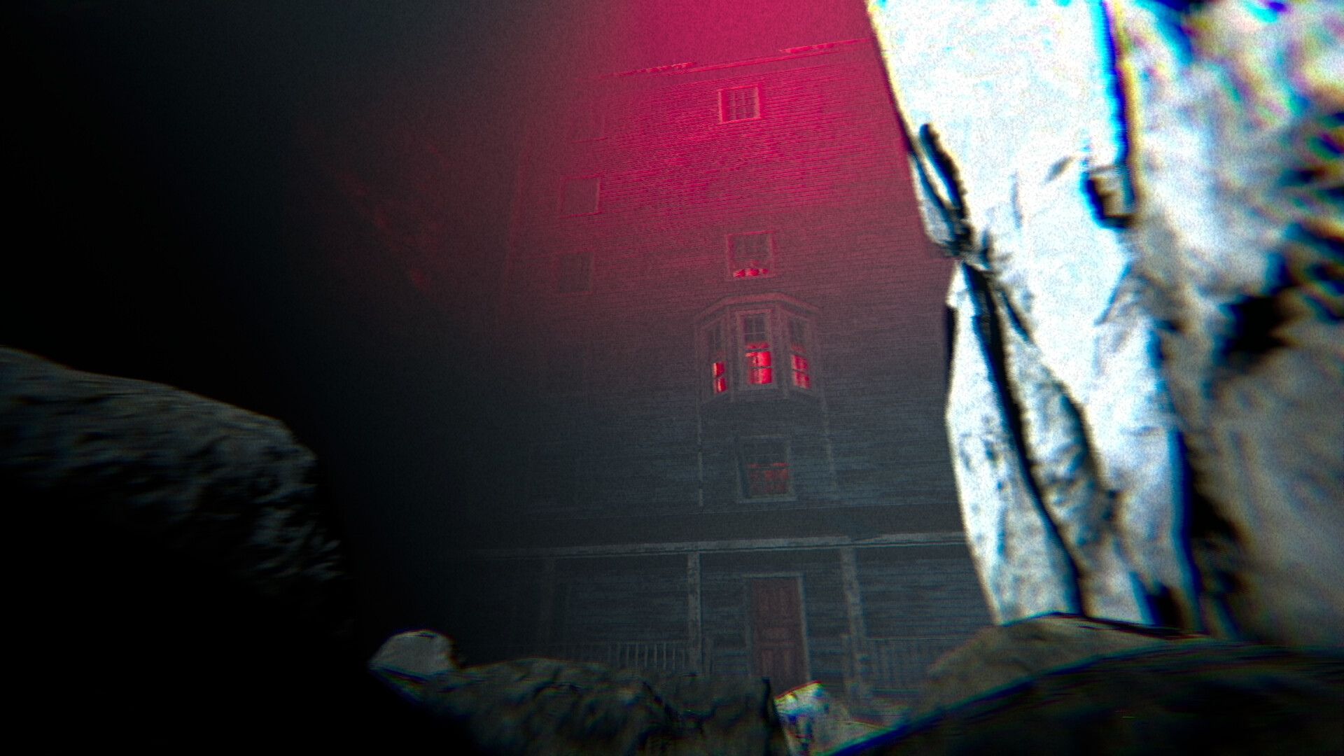 a haunted house in together after dark.