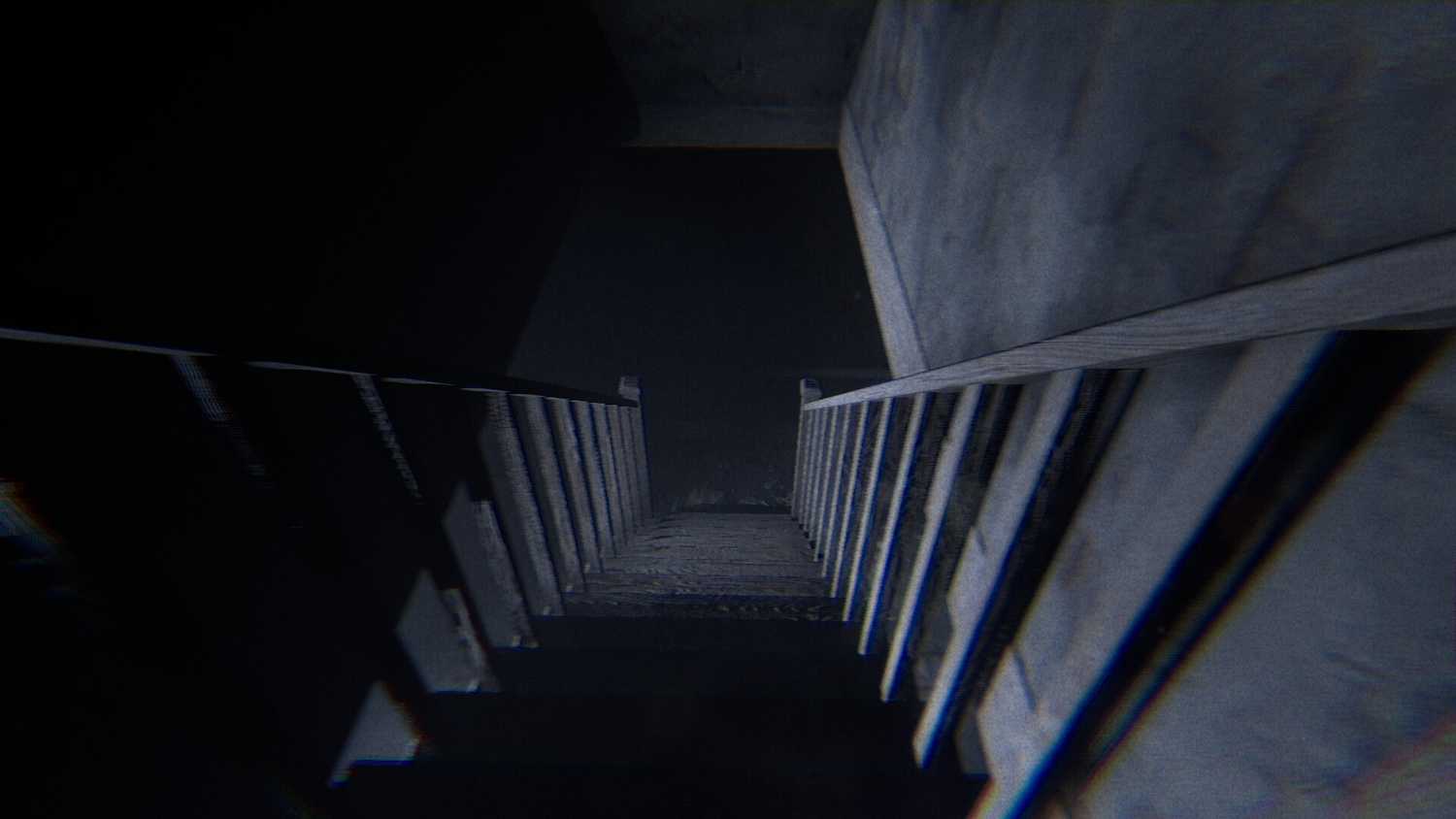 a spooky staircase in together after dark.