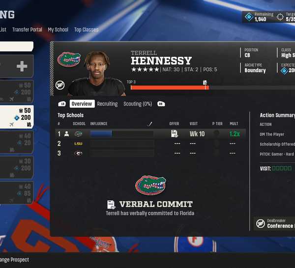 Top 3 Multiplier - College Football 27