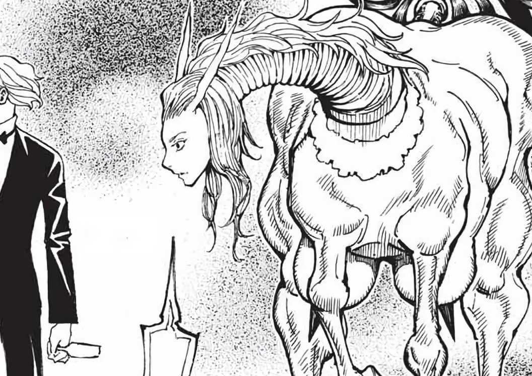 Tserriednich and his Beast walking around the room during the dinner.