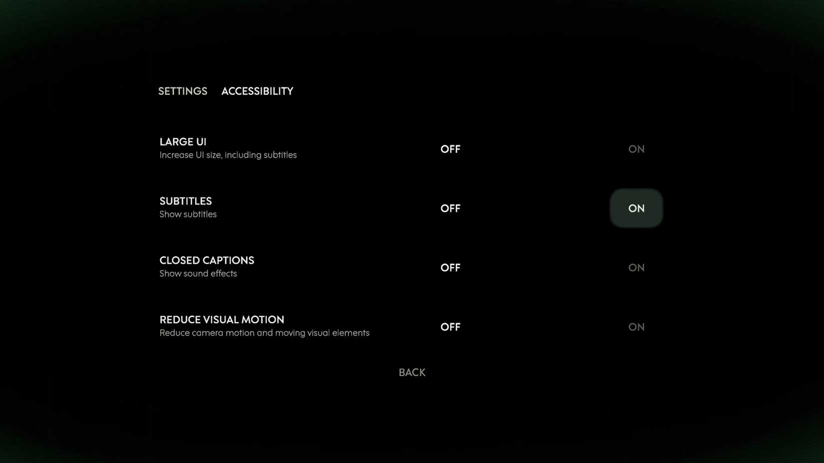 Turn on subtitles in Unhinged Netflix