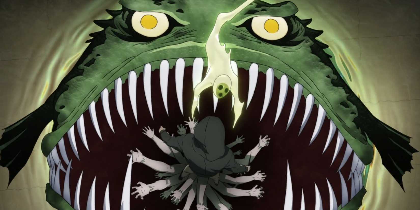 Two Daemons attack Yoru from underground, surprising the girl.