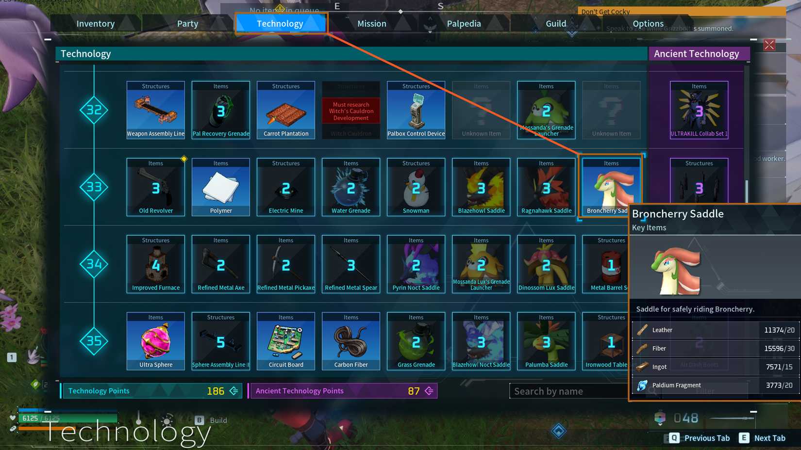 Unlock Broncherry Saddle in Palworld