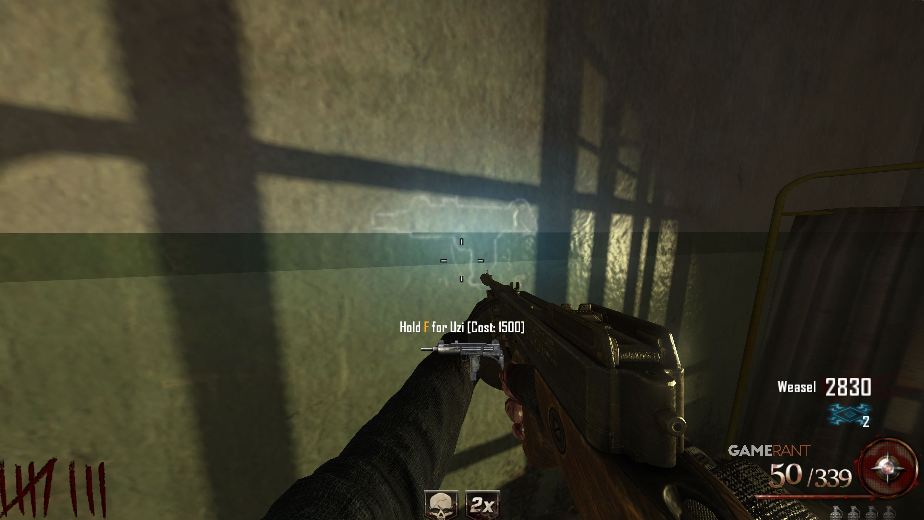 Uzi Wall Marketplace - Mob of the Dead - Black Ops 2 Zombies - 3