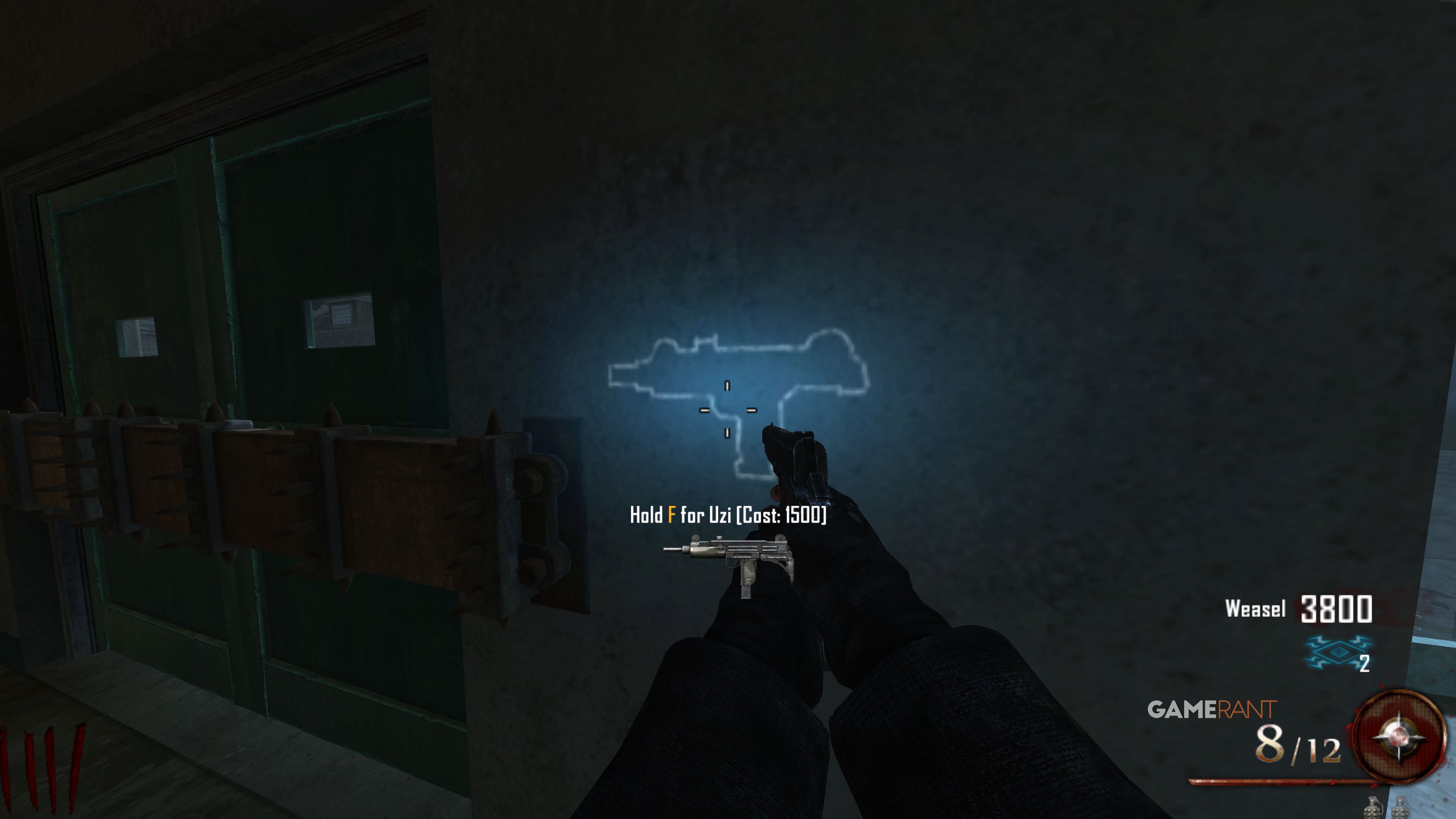 Uzi Wall Marketplace - Mob of the Dead - Black Ops 2 Zombies