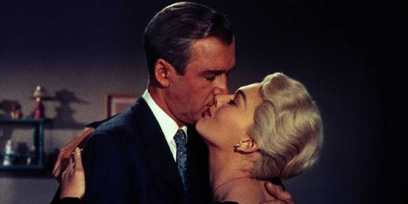 Scottie and Madeleine/Judy in Vertigo