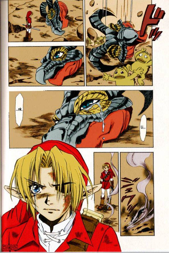 Volvagia dies in Ocarina of time Manga