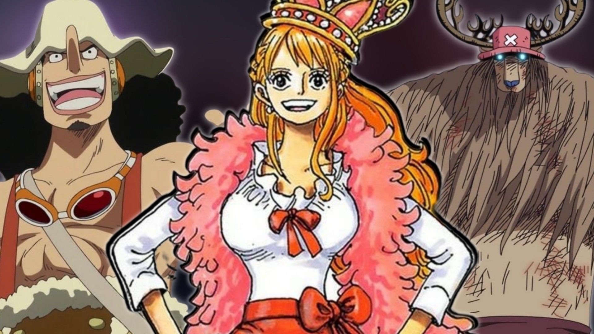 Image of the weak trio of Usopp, Chopper, and Nami