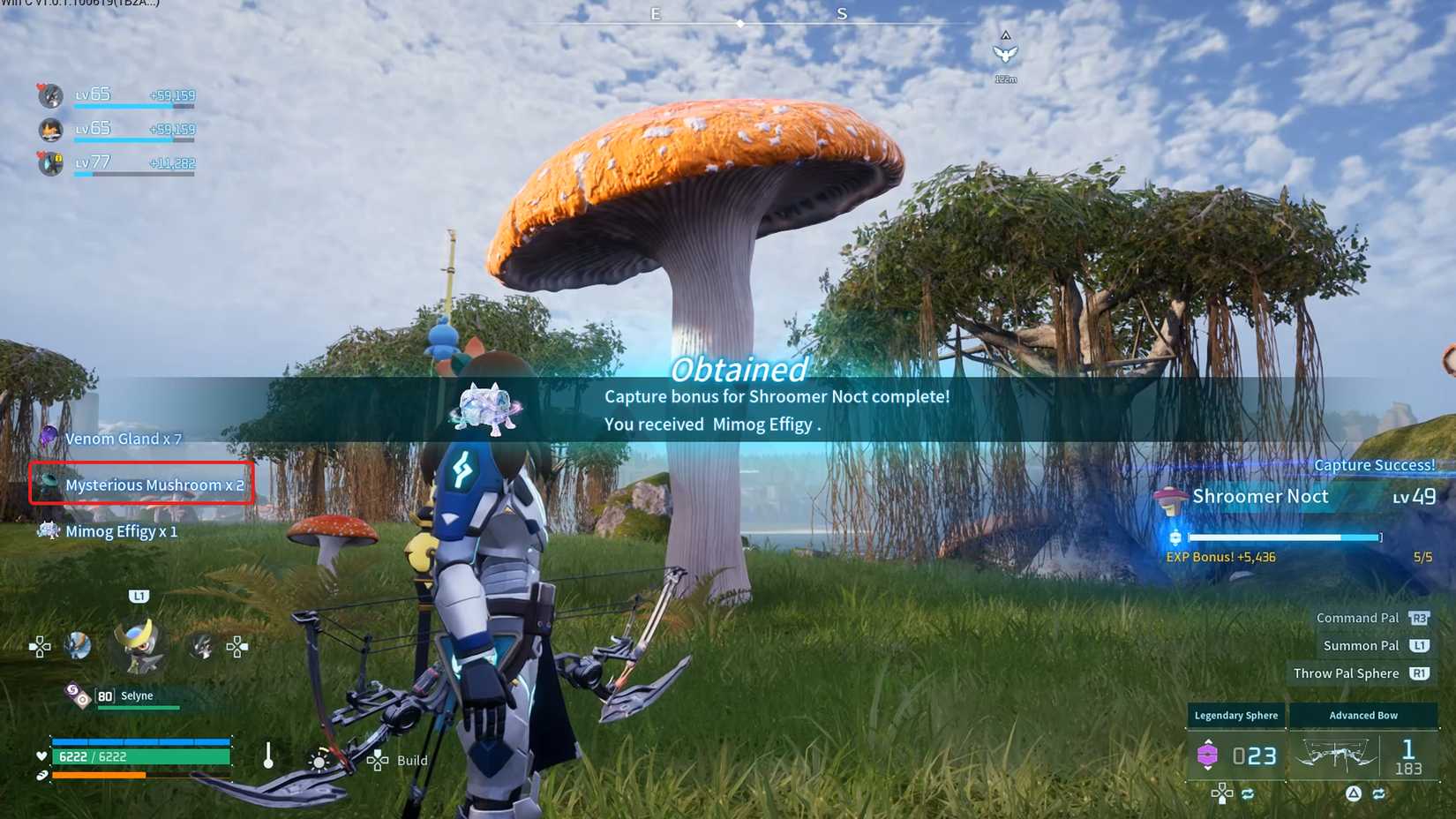 where to find mysterious mushroom 4 in palworld