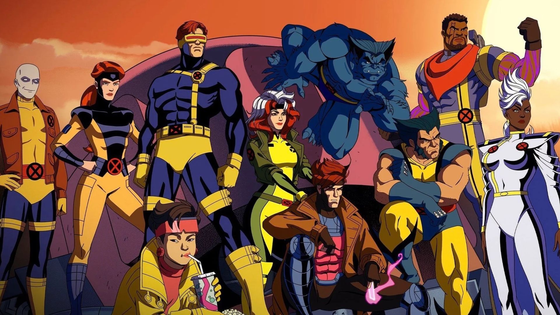 Cyclops, Wolverine, Jubilee, Storm, and other heroes in X-Men '97 
