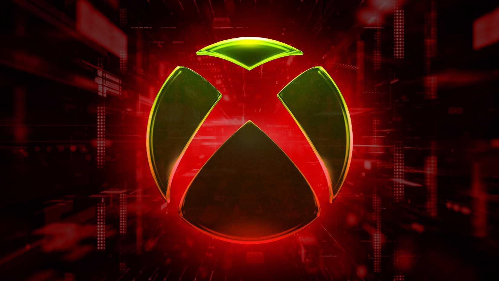 The Xbox Live logo against a red and black background