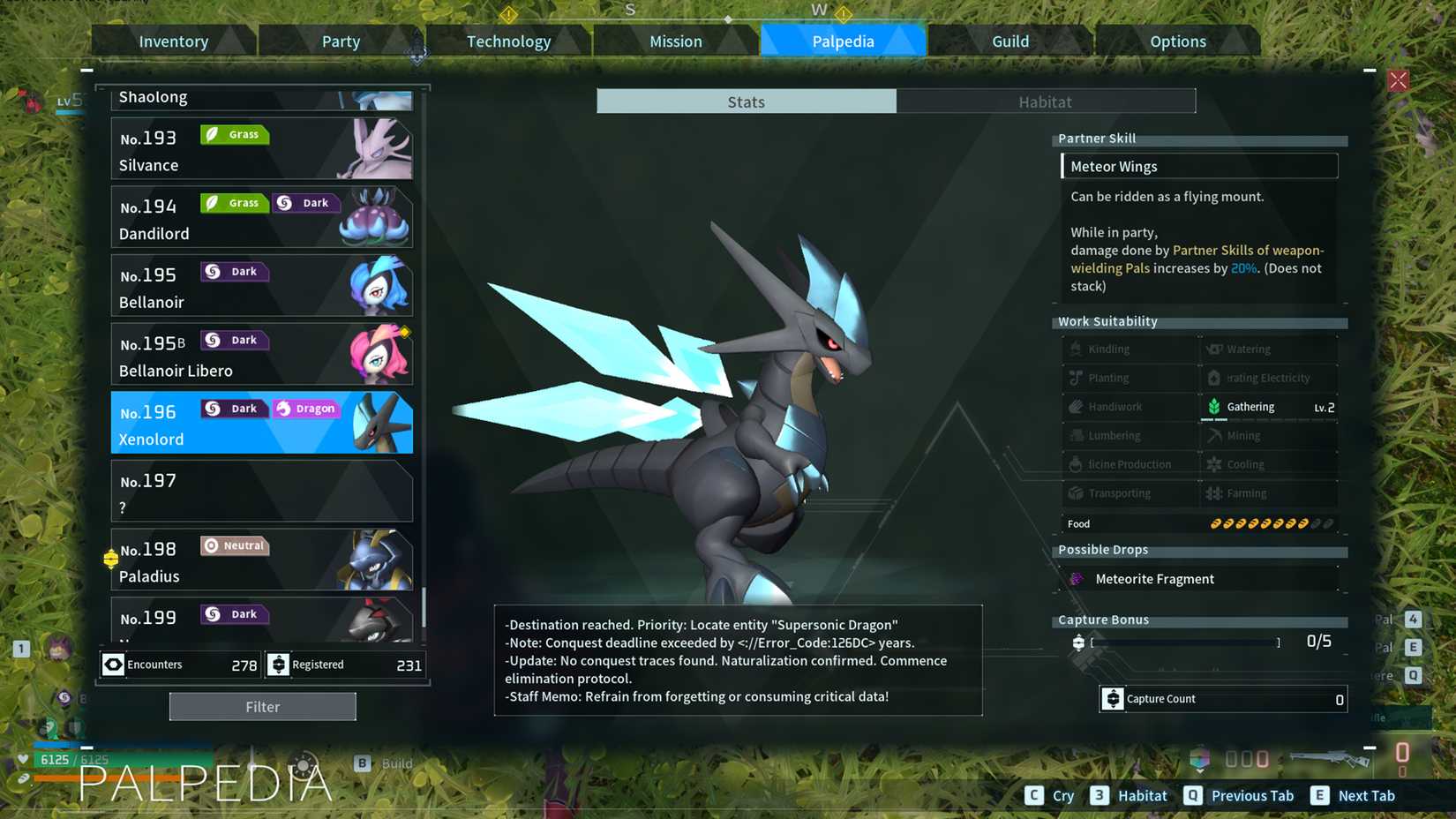 Xenolord in Palworld