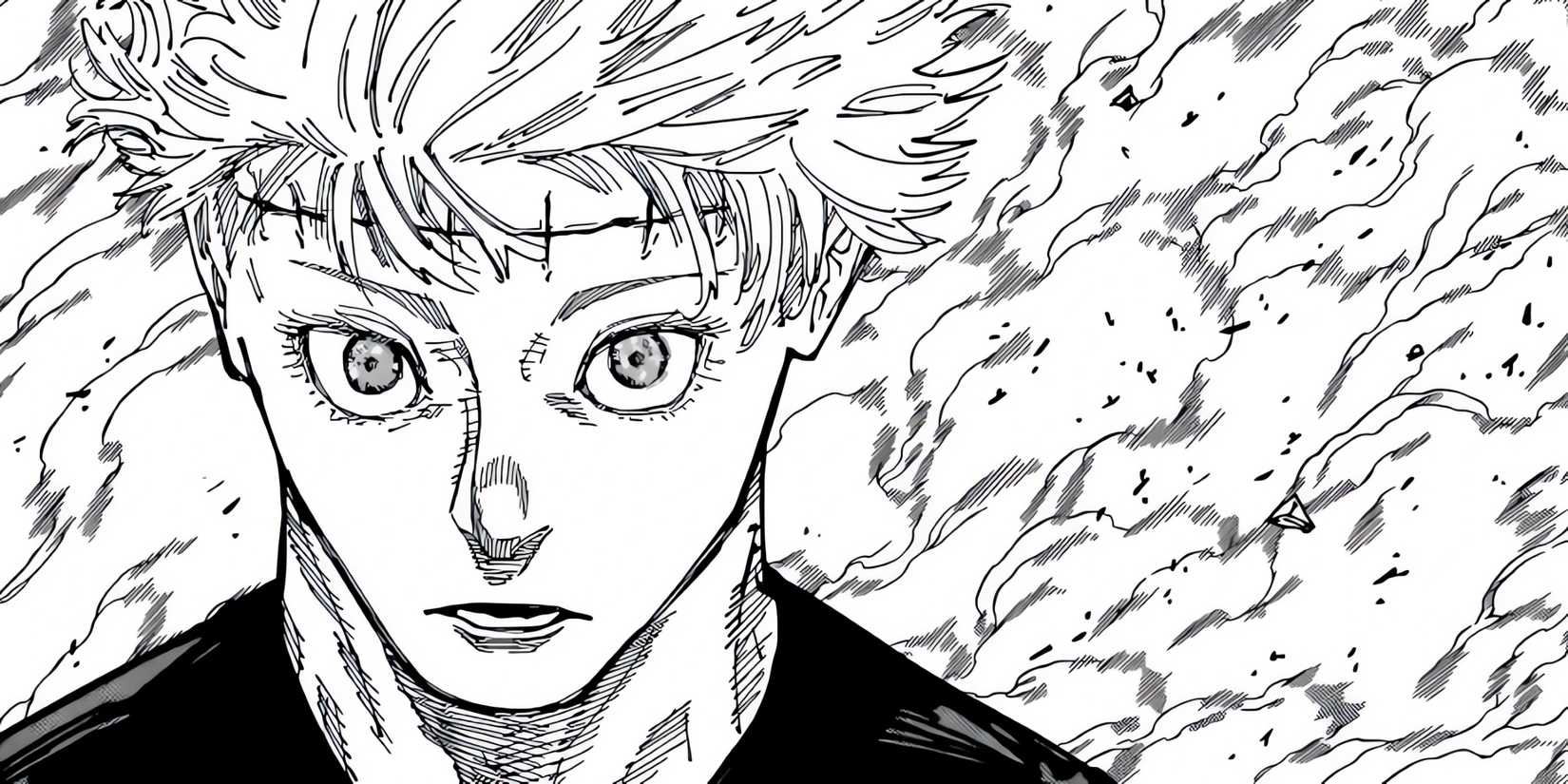 Yuta in Gojo's body prepares to fight Sukuna.