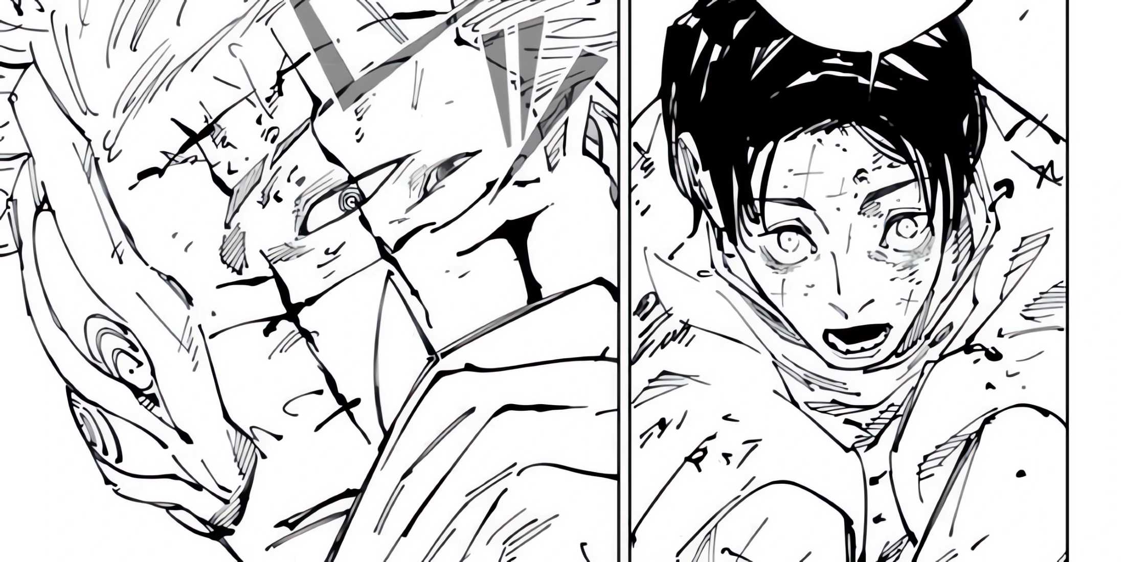 Yuta uses Cleave to harm Sukuna during the final battle.