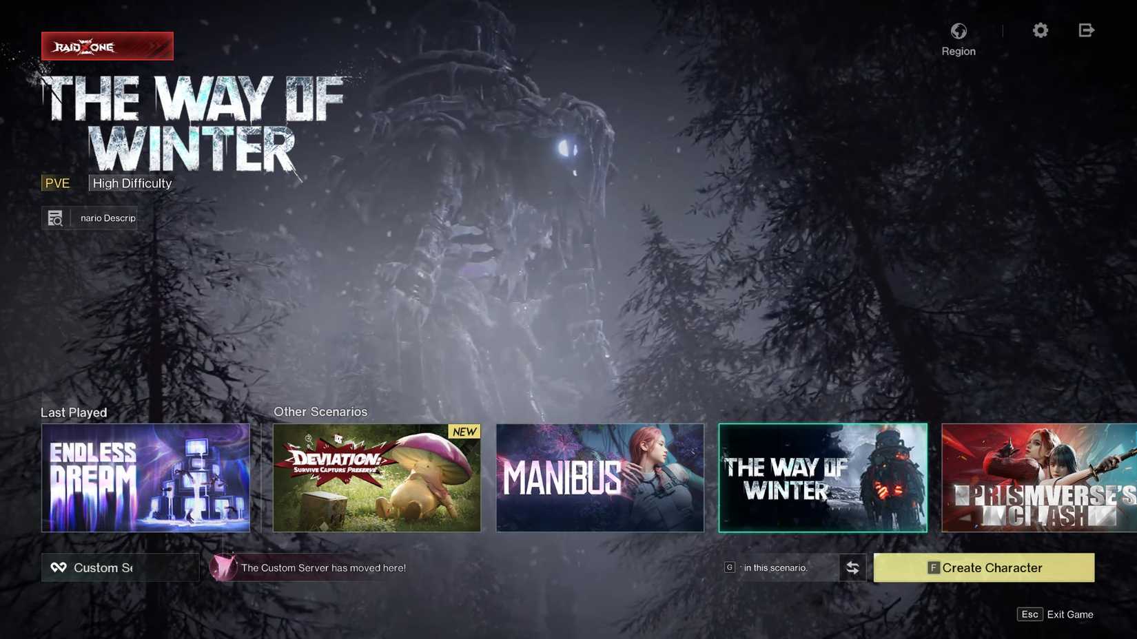 Once Human Way of Winter scenario