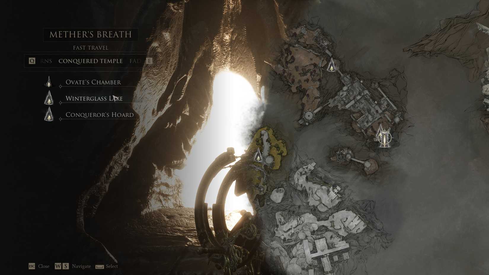 Mortal Shell 2 Winterglass Beacon map location