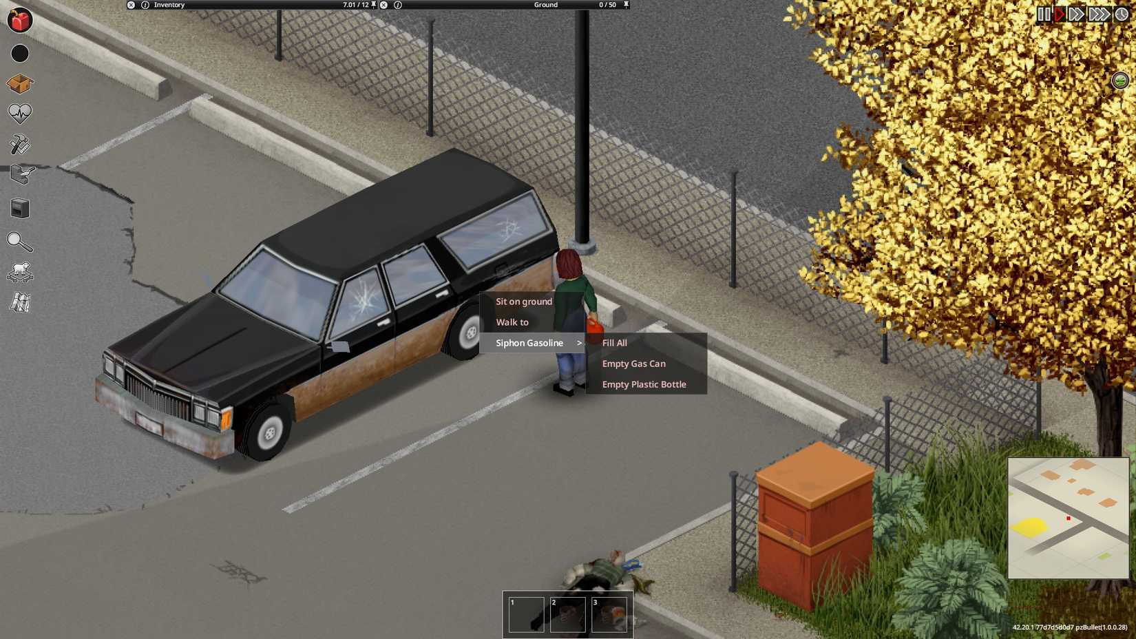PZ Siphoning Gas