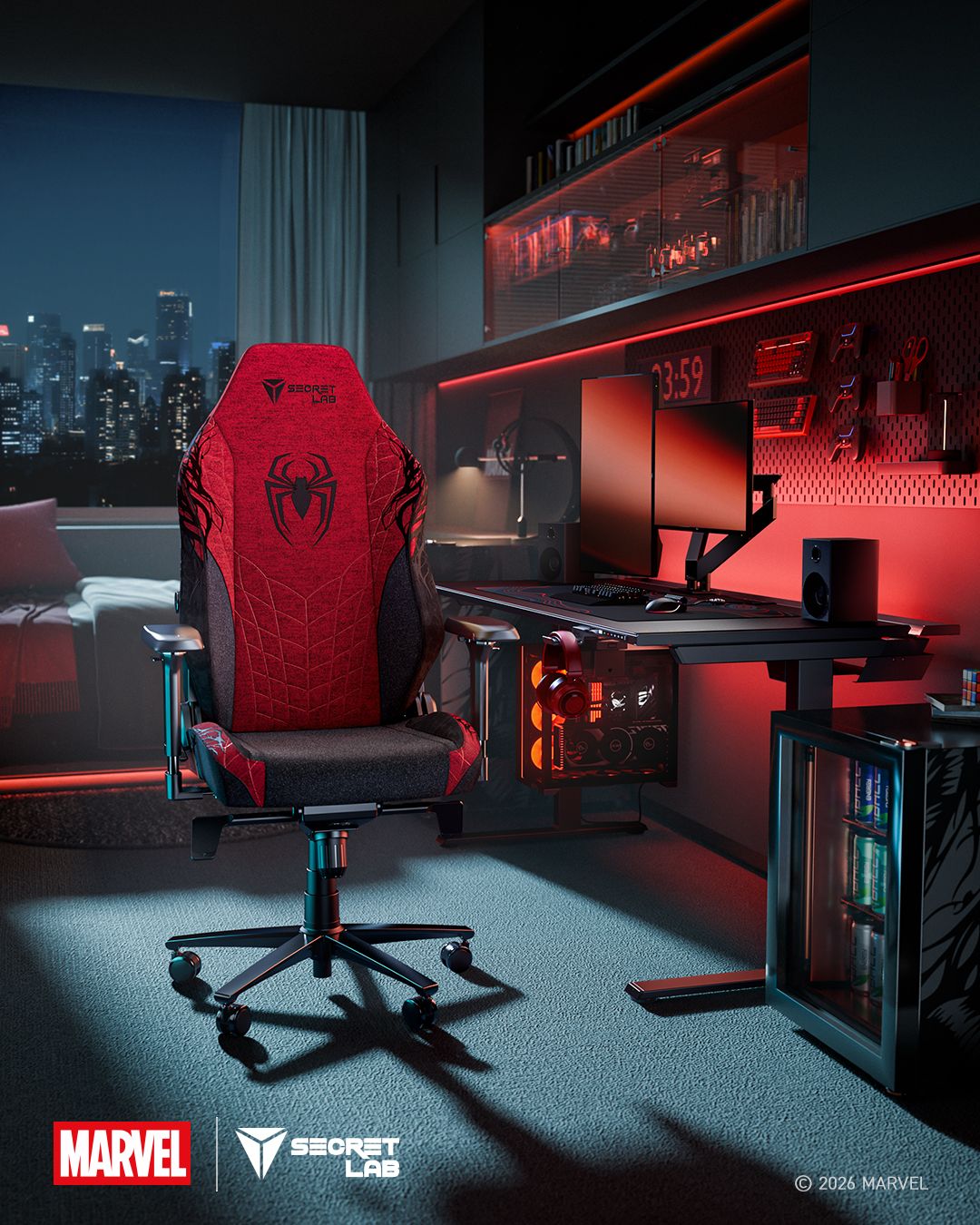 [4_5] Secretlab x Spider-Man (Night)