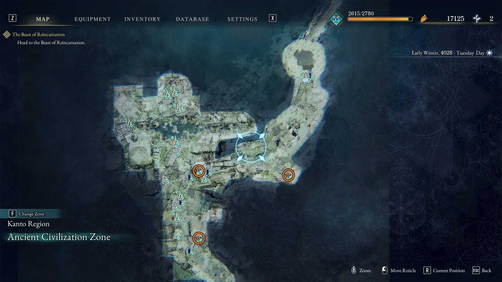 all Kanto Region Ancient Civilization Zone shrines location in beast of reincarnation