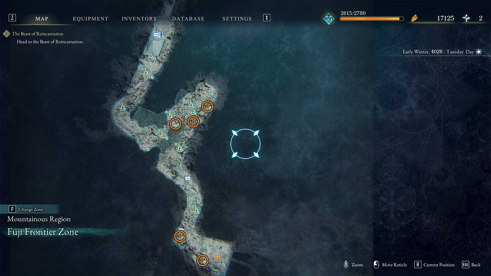 all Mountainous Region Fuji Frontier Zone shrines location in beast of reincarnation