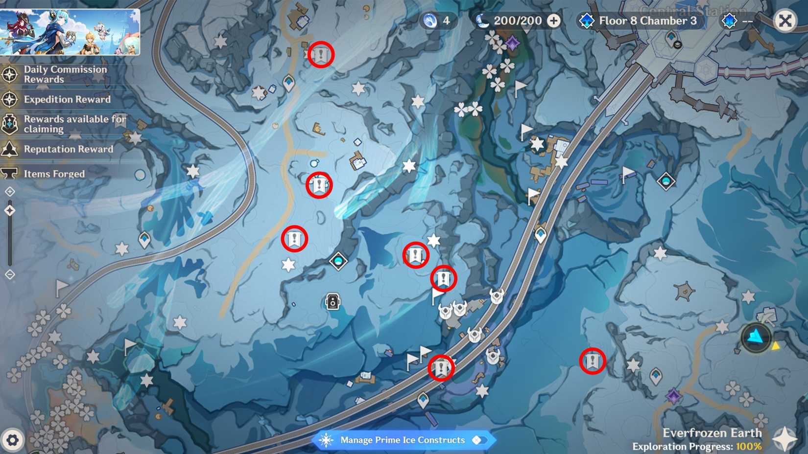 All Precious &Luxurious Chest Locations In Everfrozen Earth
