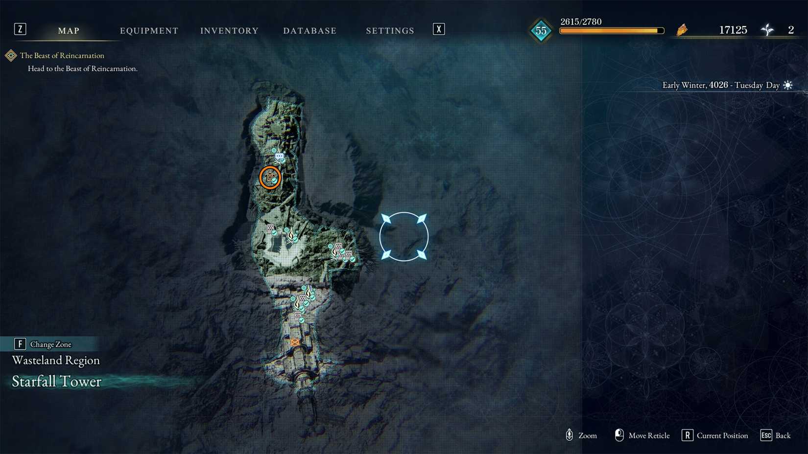 all Wasteland Region Starfall Tower shrines location in beast of reincarnation
