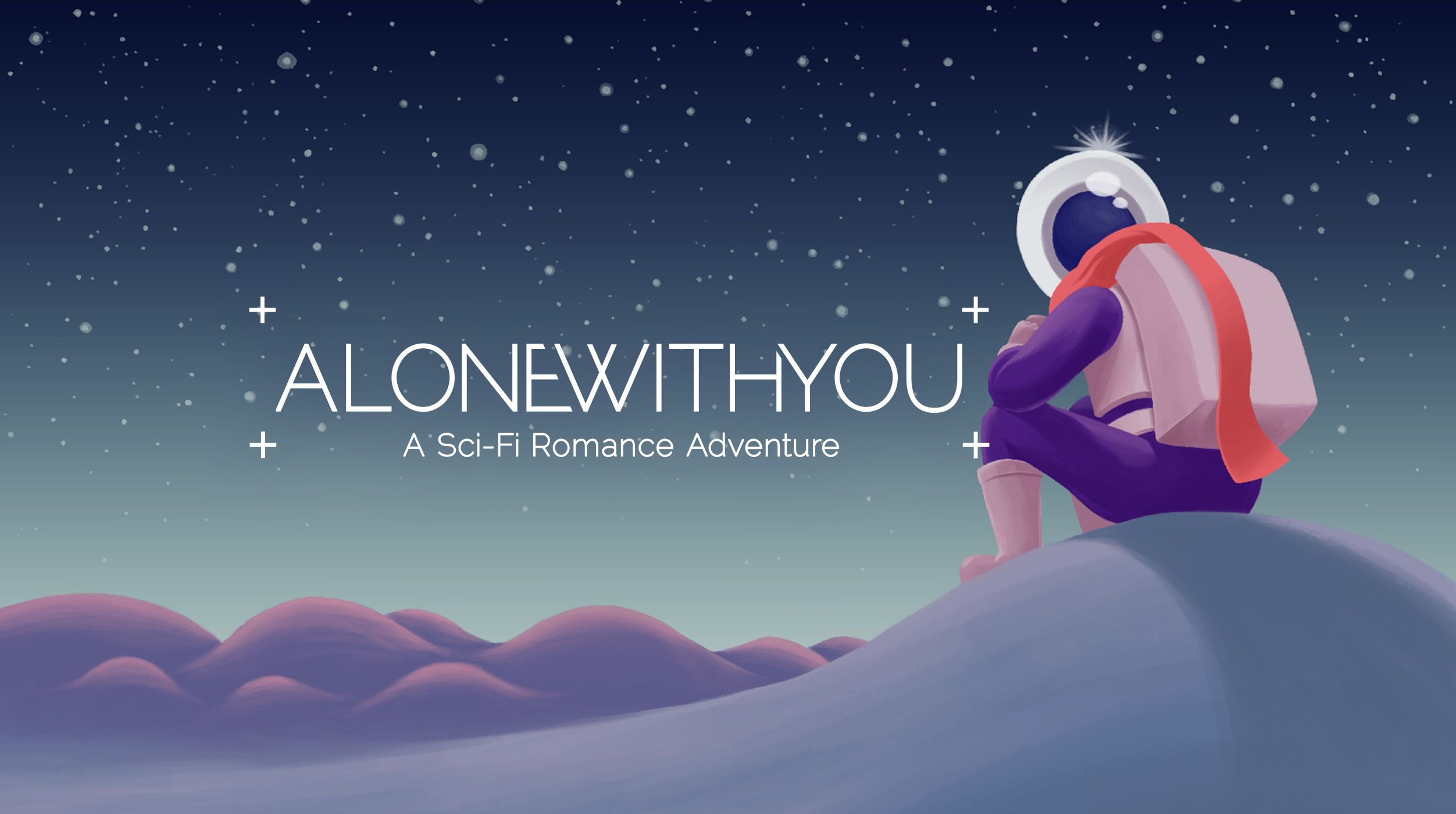 Alone With You official artwork header with game logo