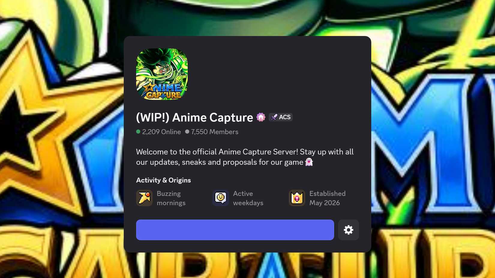 The official Anime Capture Discord server