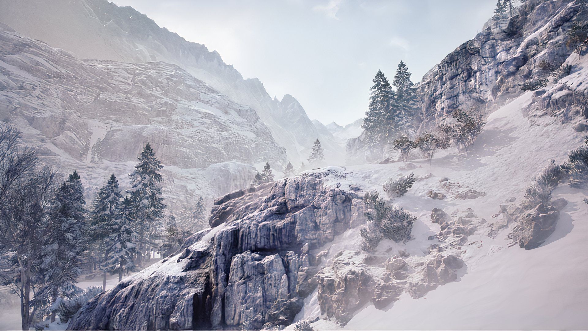 arc raiders frozen trail mountain range