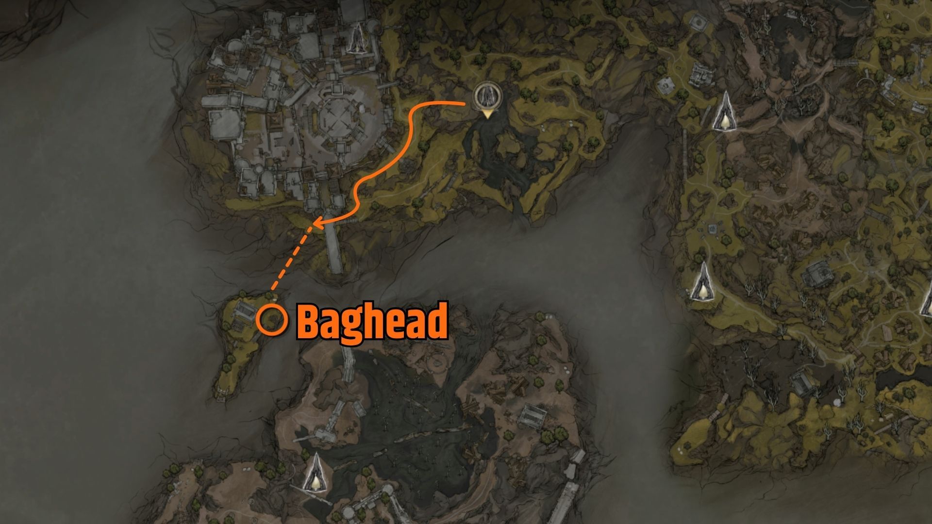 شوێنی سەری baghead لە توێکڵی فانیدا 2