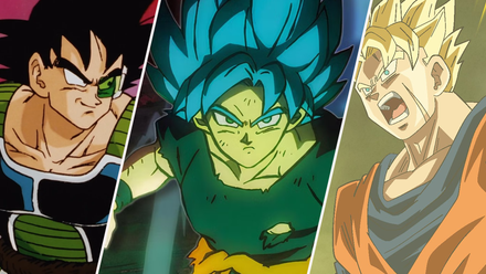 Bardock, SSB Goku, SSJ Future Gohan