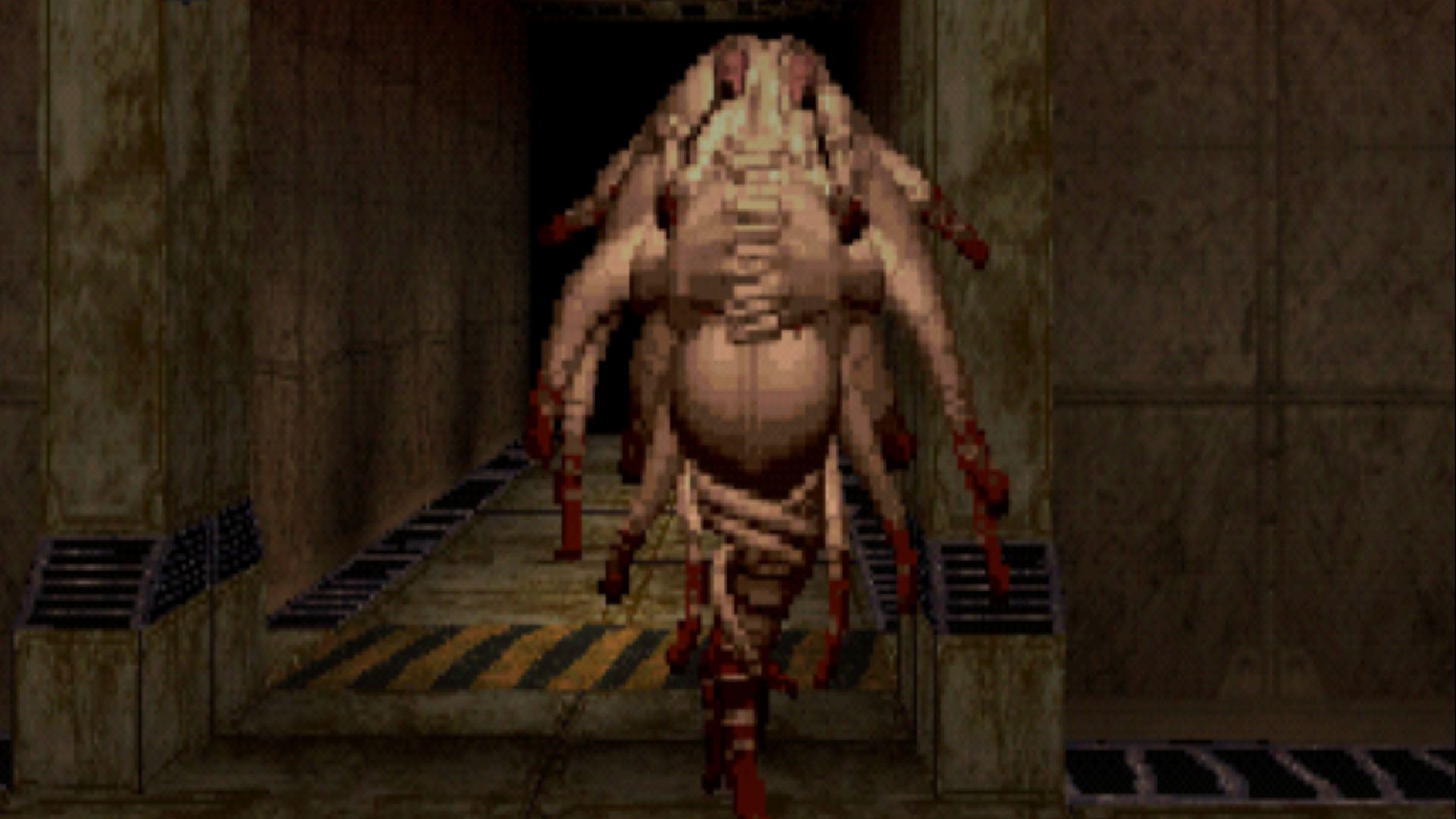 Facing Off against a bulbous fleshy monster in Baroque