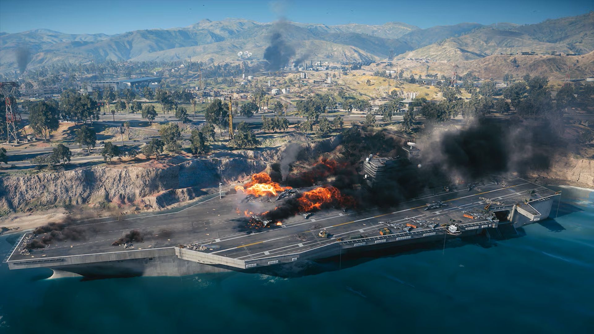 battlefield 6 fort lyndon aircraft carrier