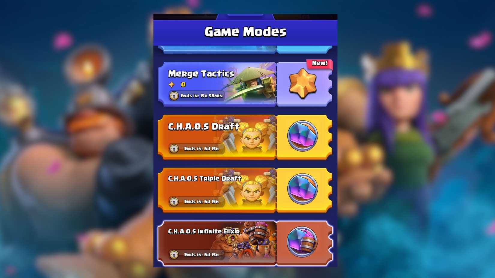 best chaos infinite elixir decks clash royale