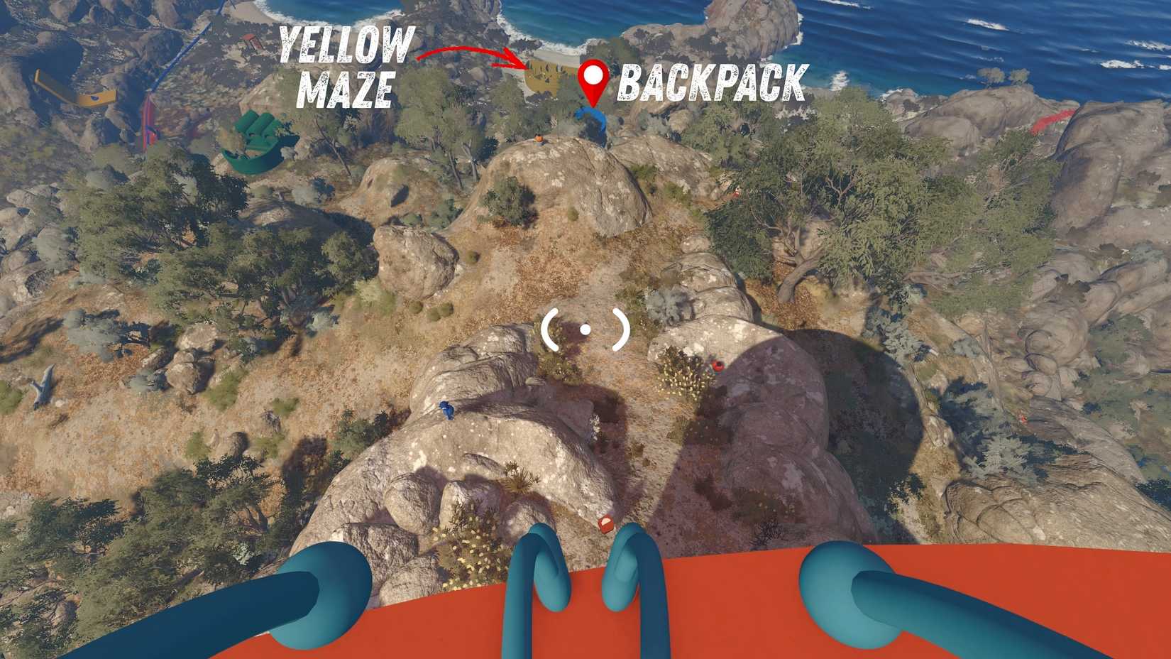 Big Walk Backpack Location