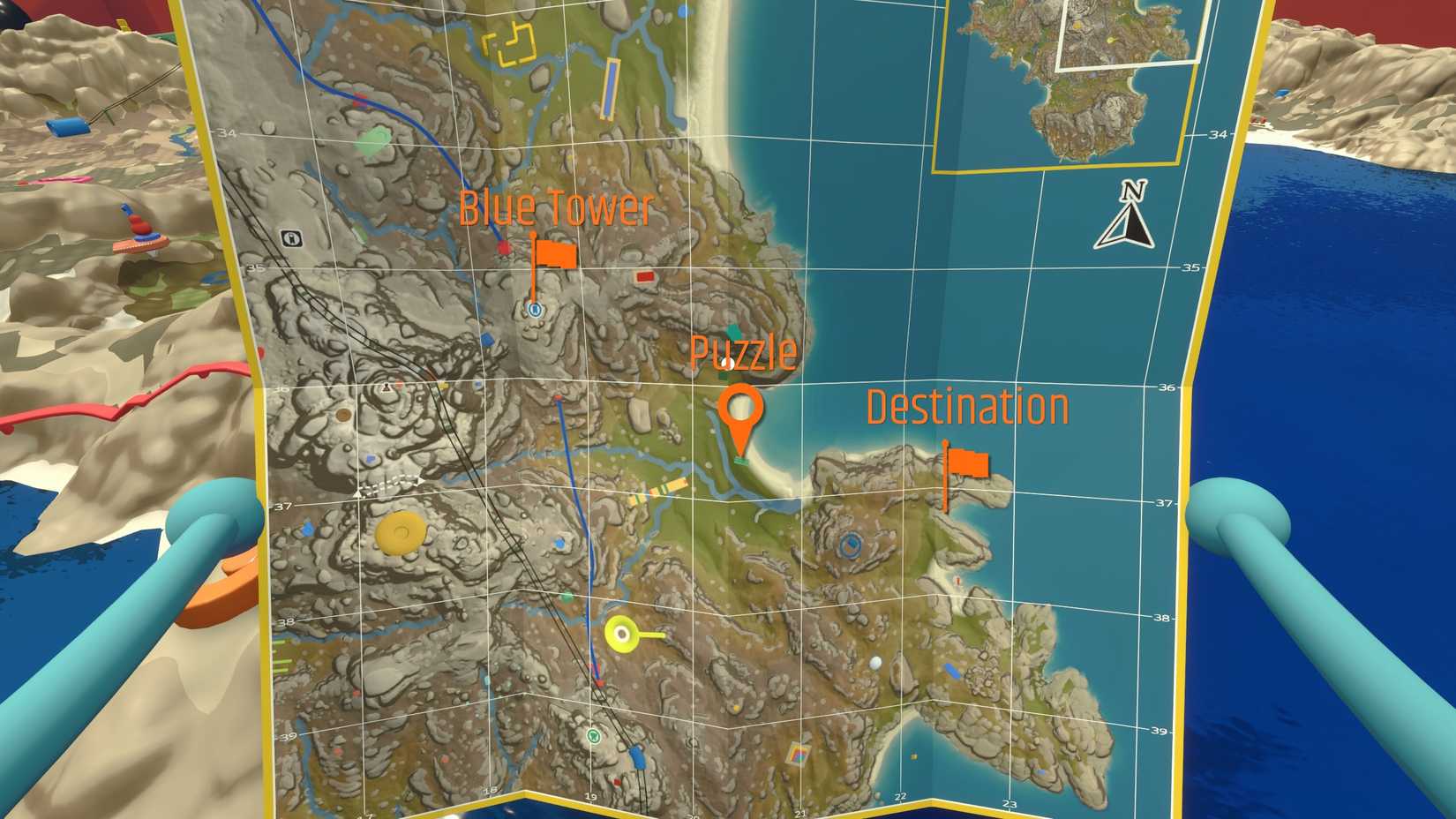 Blue Tower Green Flare Puzzle Location Big Walk