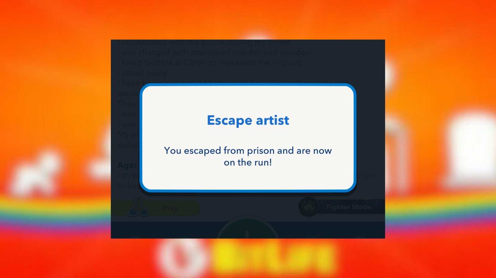break out of max secuirty prison in breakout star bitlife