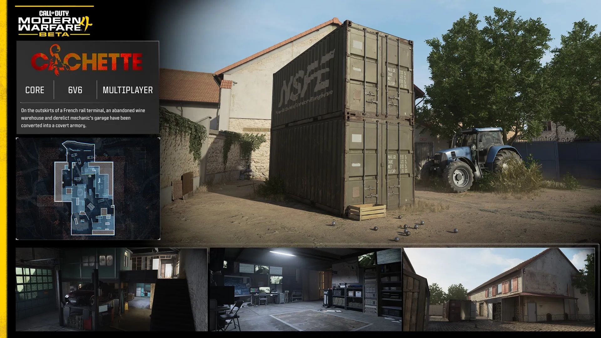call of duty modern warfare 4 cachette map