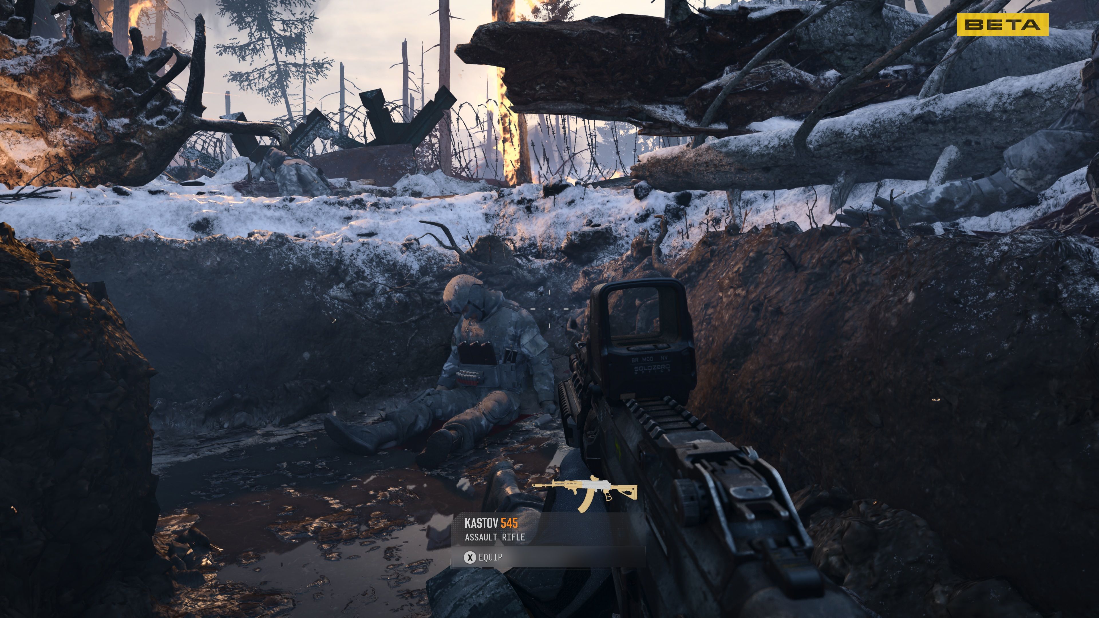 call of duty mw4 trench