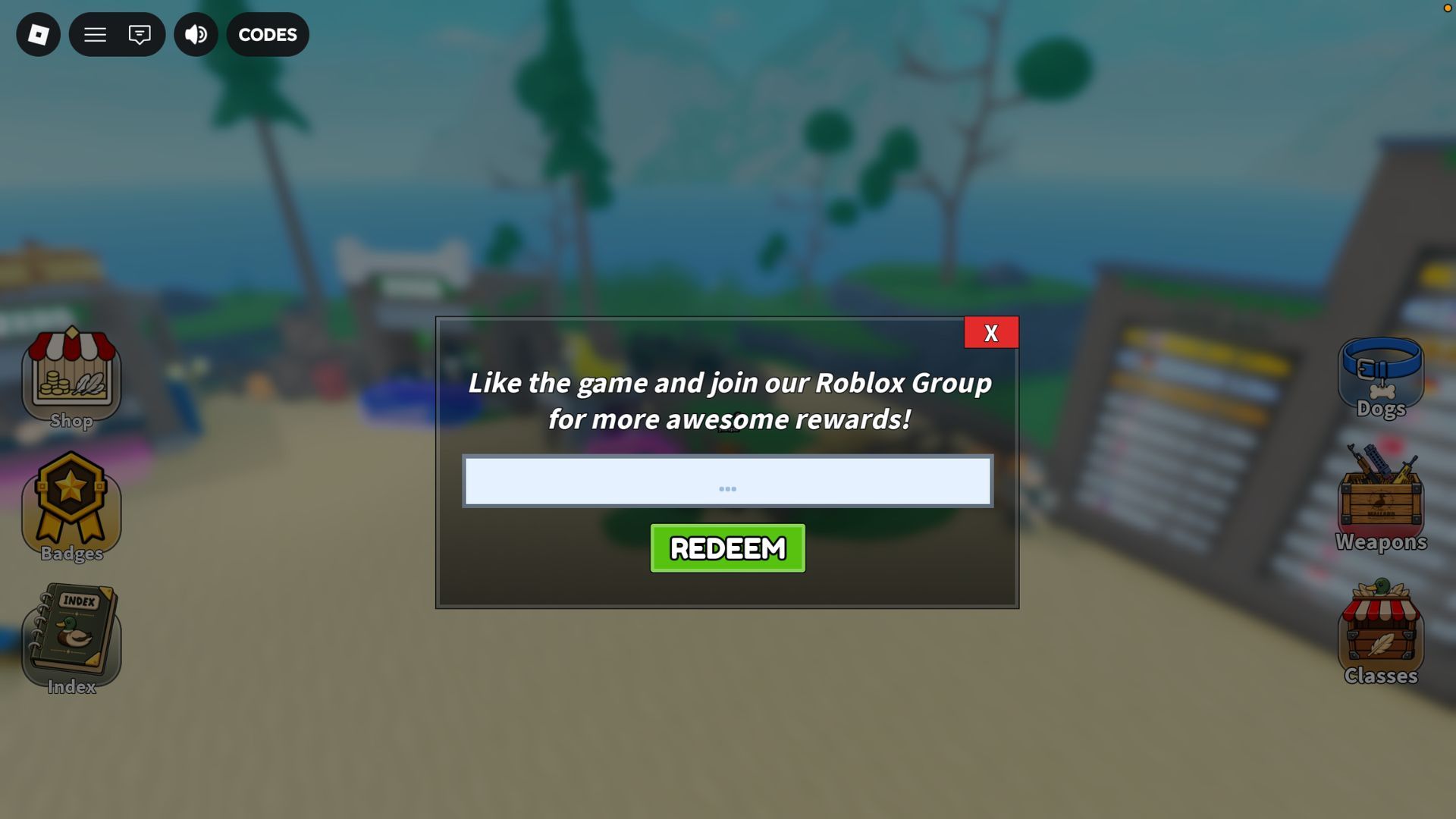 Catch 1 Billion Ducks the codes tab