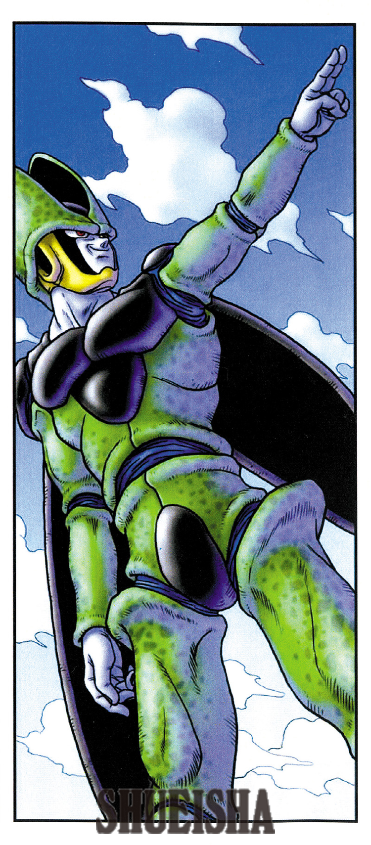 Cell art by Akira Toriyama