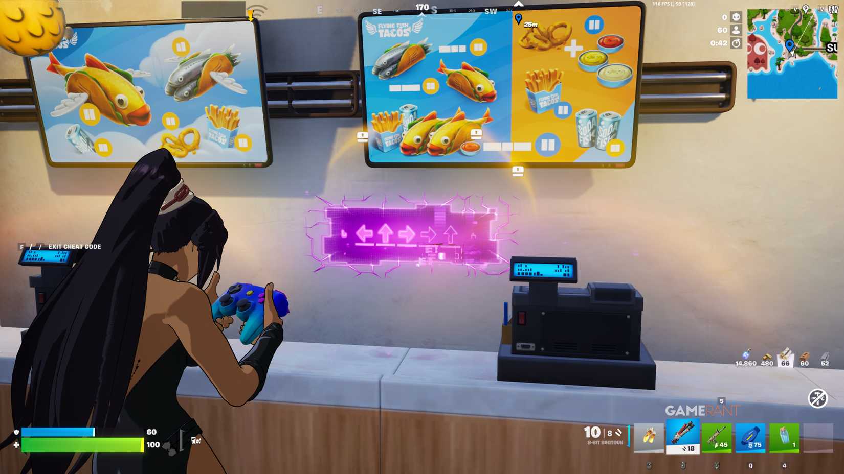 Cheat Code Locations - Fortnite