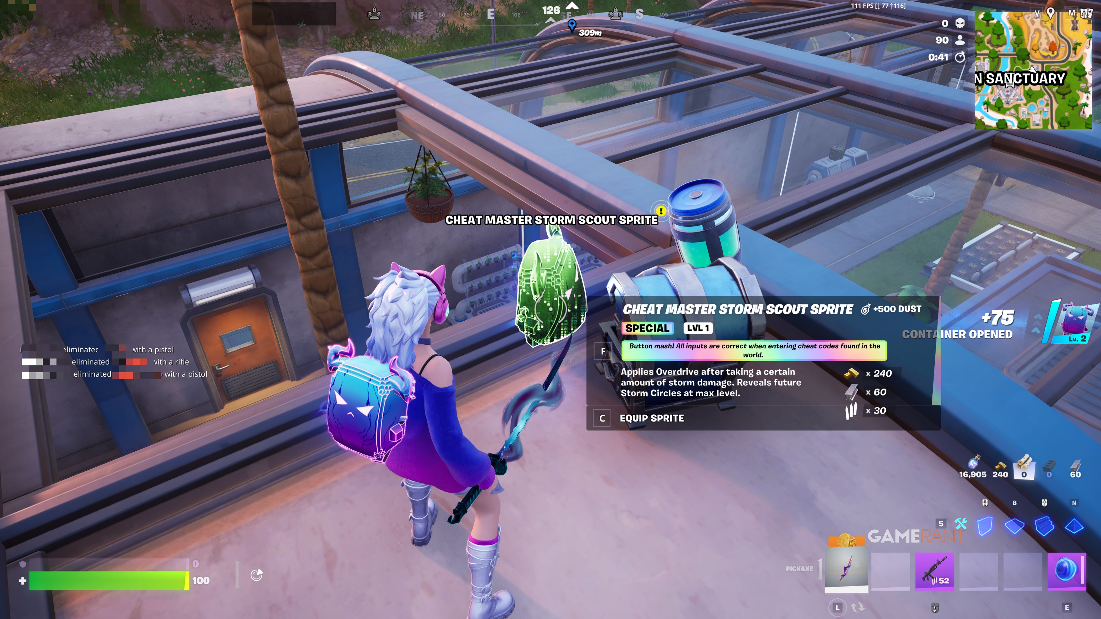 Cheat Master Storm Scout Sprite - Fortnite