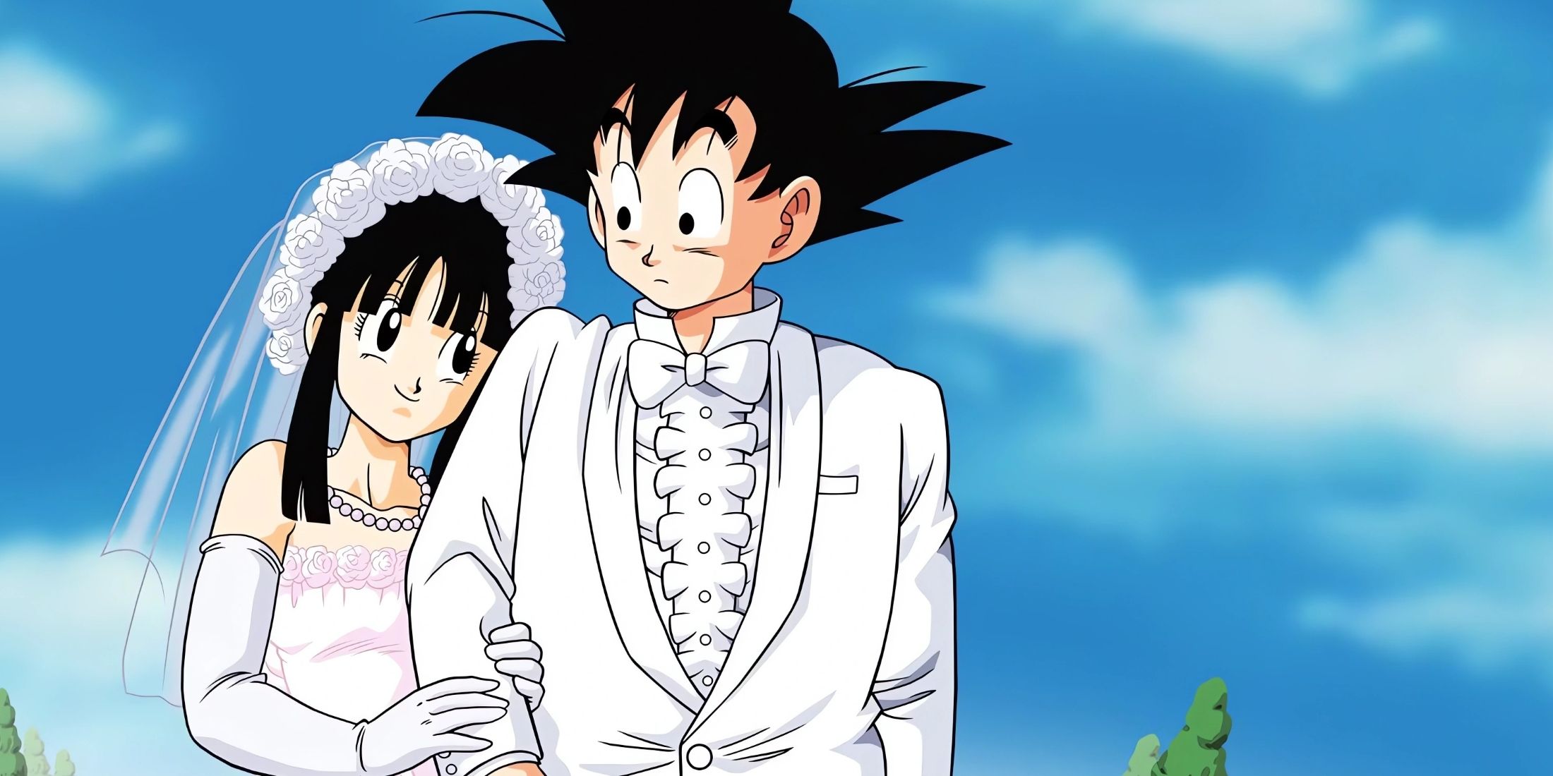 Chi Chi and Goku getting married