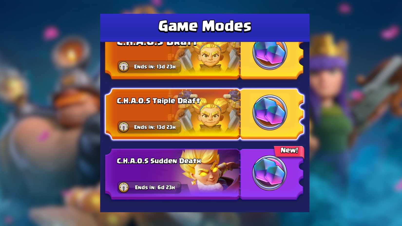 clash royale best chaos sudden death decks