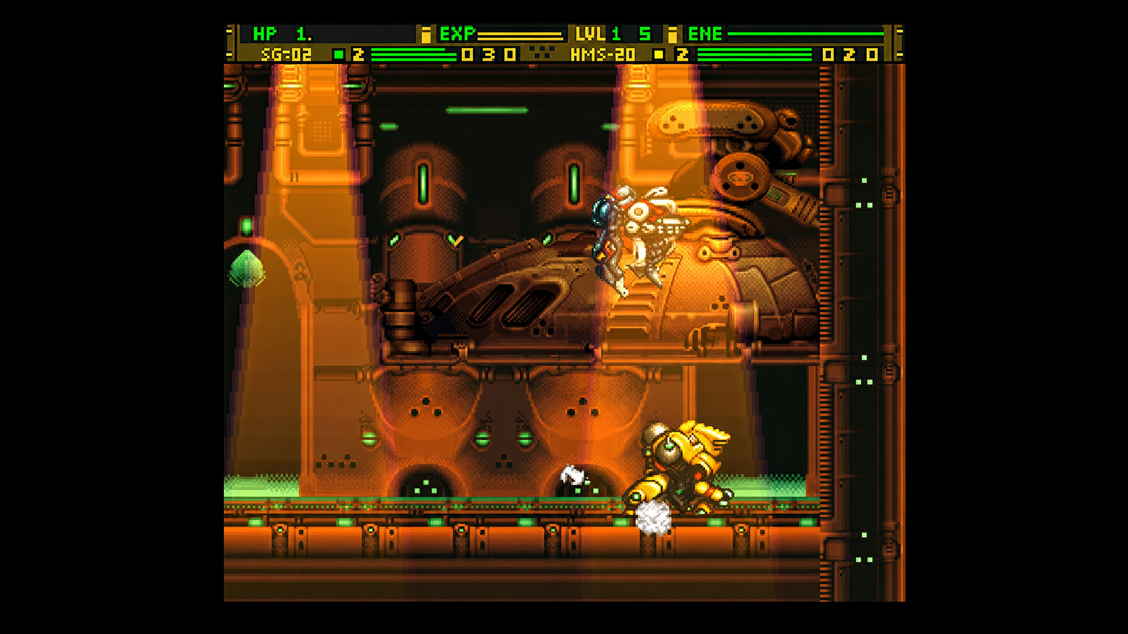 Combat in Front Mission Gun Hazard SNES