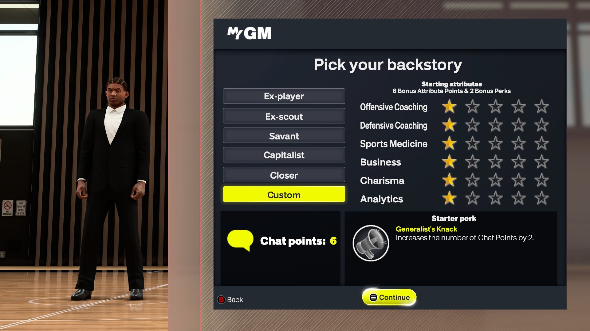 Custom Backstory MyGM - NBA 2K27