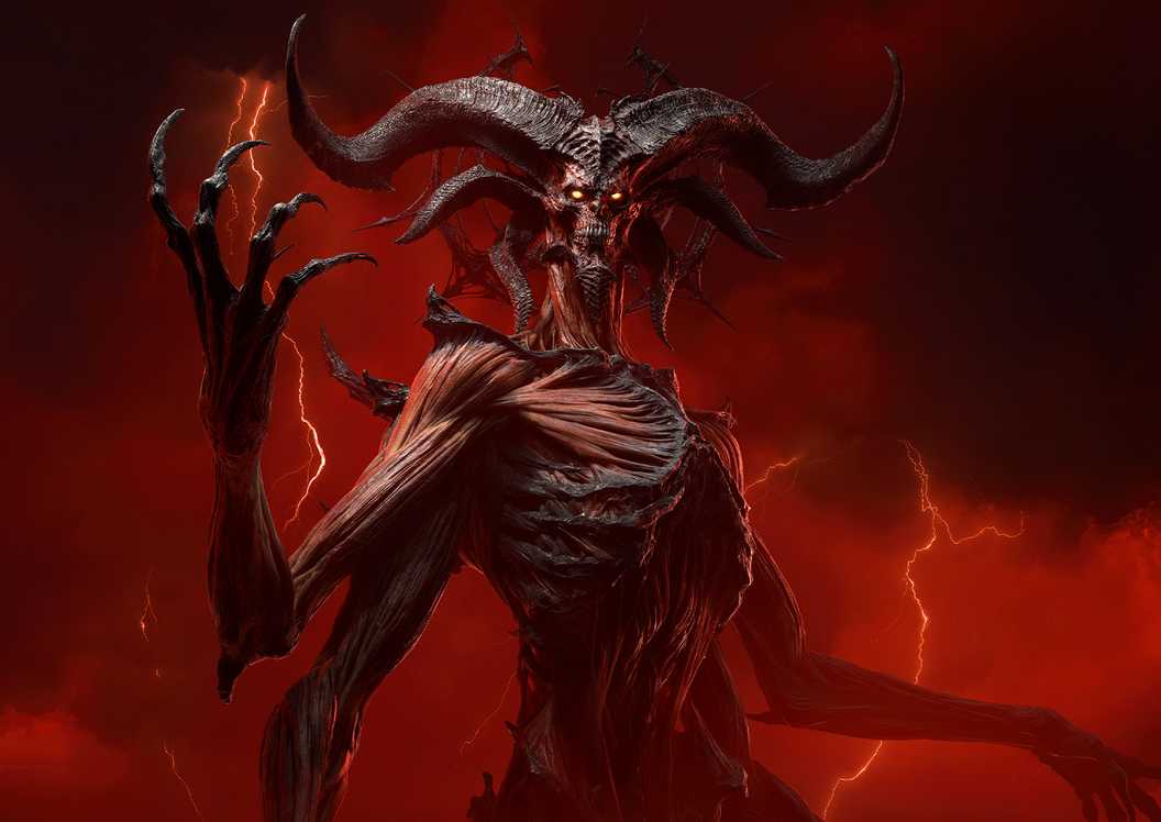 Mephisto in Diablo 4: Lord of Hatred's key art.