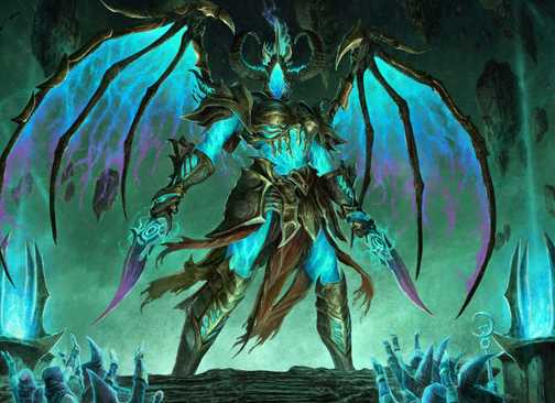 Key art of a demonic enemy from Diablo 4's Season 14.