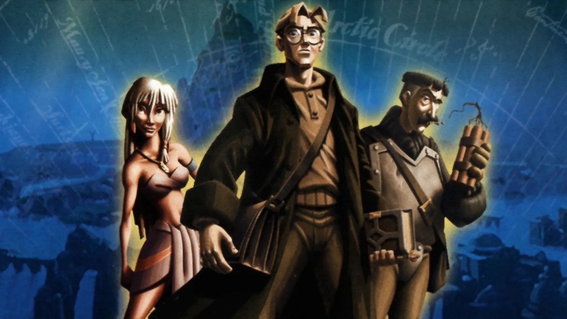 disney atlantis lost empire key art